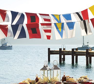 Pottery Barn Marine Flags